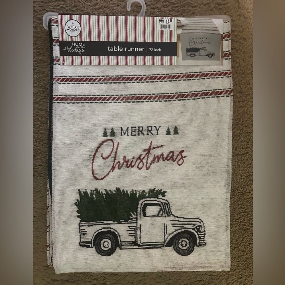 Christmas table runner